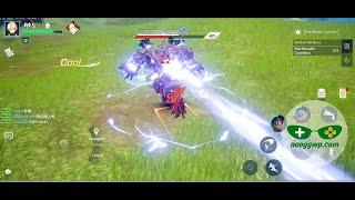 Noahs Heart CBT Android iOS APK - Role Playing MMO Gameplay Polearm Lv.1-8