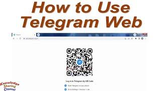 How to Use Telegram Web  How to Open Telegram Web in Laptop