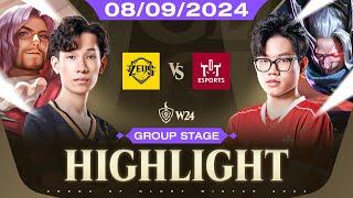 HIGHLIGHT TDT vs ZEUS  VÒNG BẢNG GĐ1 - ĐTDV MÙA ĐÔNG 2024 NGÀY 0809