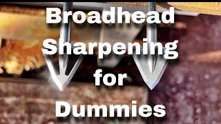 Iron Will Broadhead sharpening tutorial