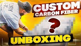 UNBOXING A CUSTOM CARBON FIBER PIECE MADE BY OUR SUBSCRIBER  1 OF 1