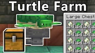 Turtle Farm  Scuet  Shell  Minecraft 1.20