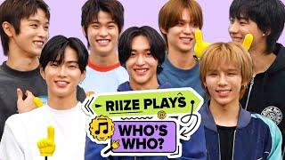 RIIZE Plays Whos Who