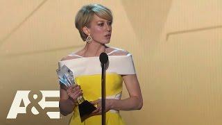 Carrie Coon Wins Best Actress in a Drama Series  2016 Critics Choice Awards  A&E