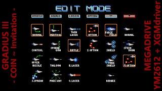 BGM GRADIUS III -Invitation- MEGADRIVE XGM driver