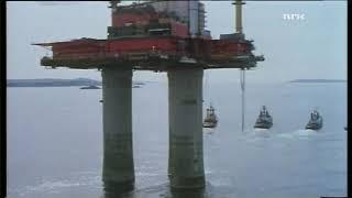 Norveç tarihi Petrol platform Kuzey Denizine çekilir -  Oljeplattformen Statfjord Nordsjen