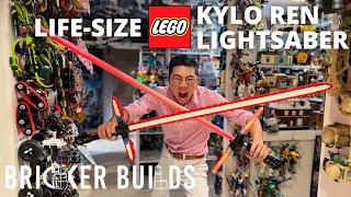 LEGO Brick-Built Kylo Ren Lightsaber Star Wars MOC Review