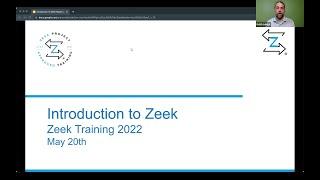 Using Zeek and Writing Scripts May 2022 Training Day