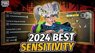 PUBG 2024 NO RECOILZERO RECOIL SENSITIVITY CODE  BGMI BEST SENSITIVITY SETTINGS.