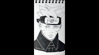 How To Draw Boruto l Two Blue Vortex l Step by Step