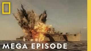 Secrets of WWII REVEALED  Drain the Oceans MEGA EPISODE  U-Boats Warships & Pearl Harbor