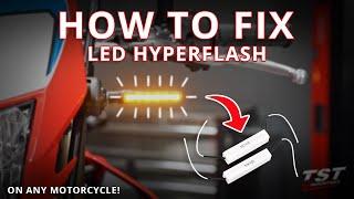 How to install Load Balancing Resistors to Fix LED Turn Signal Hyperflash on any Motorcycle