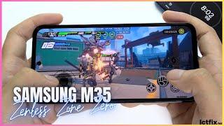 Samsung Galaxy M35 Zenless Zone Zero Gaming test  Exynos 1380 120Hz Display