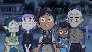 Luz and her friends goes to the human realm  The Owl House Kings Tide S2E21