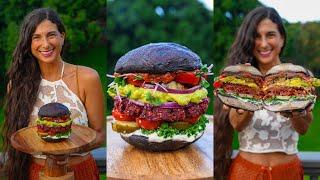 Best Raw Vegan Burger Recipe  Homemade Veggie Patties with Ketchup & Mayo  Healthy and Delicious