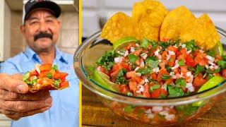 PICO DE GALLO  The BEST Bowl of Salsa You Will Eat All Year Long Authentic Mexican Recipe