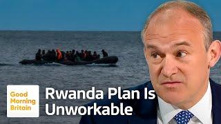 Lib Dem Leader Ed Davey Says Rwanda Bill Is Expensive and Unworkable