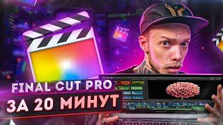 МОНТАЖ В FINAL CUT PRO  Подробный гайд для новичков от А до Я. Библиотека Эффекты Цветокор