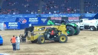 Monster Energy and El Toro Loco getting ready for Monster Jam Houston 2 12 2017