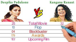 Deepika Padukone Vs Kangana Ranaut Comparison Net Worth Biography Lifestyle - Filmy2oons