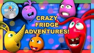 The Beet Partys Crazy Fridge Adventure  Kids Cartoons  Little Amigo