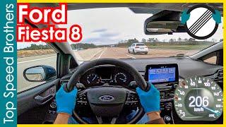 Ford Fiesta 8 1.0 EcoBoost 2019 AUTOBAHN POV TOP SPEED  #TopSpeedBrothers