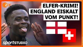 England – Schweiz Highlights  Viertelfinale UEFA EURO 2024  sportstudio