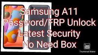 A11 Password FRP Unlock Latest Security 2021 No Need Box