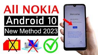 All Nokia ANDROID 10 FRP Unlock 2023 without pc  100% Working