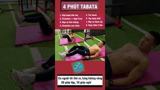 4 PHÚT TABATA NẰM DỄ TẬP LUYỆN