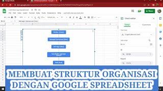 Membuat Struktur Organisasi dengan Mudah Menggunkan Spreadsheet @dibritauchannel