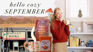 Hello Cozy September  Autumn book recommendations comfort foods copious amounts of tea & a puzzle