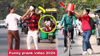 Amazing Viral New prank video  Top Prank video 2024  Funniest prank  Jaipur Entertainment