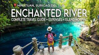 HINATUAN ENCHANTED RIVER 2024 + TINUY-AN FALLS + BRITANIA ISLAND  Complete Travel Guide + Expenses