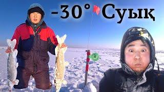 Суықта балық аулау сработка өте көп Қоқай Қорғалжын мороз -30 рыбалка заповедник