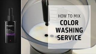 Mixing a Color Washing Service with @Pure Pigments  How to Mix  Goldwell Education Plus