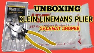 Unboxing Klein Linemans Plier...