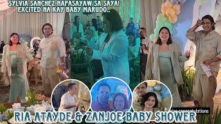 Ria Atayde & Zanjoe Marudo baby shower  napasayaw sa tuwa si Sylvia Sanchez excited kay baby marudo