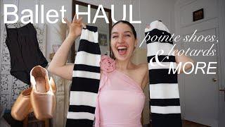 🩰 DANCEWEAR HAUL trying on everything in my closet BALLET EDITION leotards warm ups & more