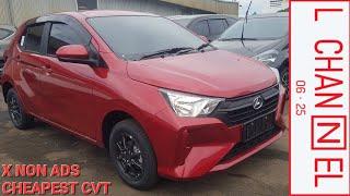 Spec Walkaround Daihatsu Ayla X CVT A350 2023 - Indonesia