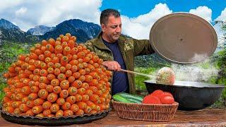 Delicious Pilaf with Juicy Lamb and Sweet Carrot The Perfect Lunch in Wilderness