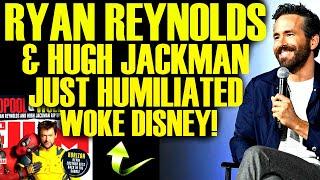 RYAN REYNOLDS JUST WRECKED WOKE DISNEY AFTER DEADPOOL & WOLVERINE DRAMA MARVEL PANICS