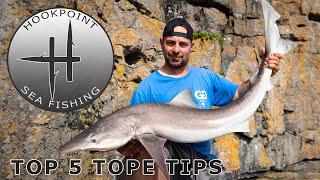 Top 5 Tips for Catching Tope From the Shore with Gareth Griffiths GG - Shore Tope Fishing in Wales