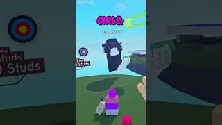 How Girls vs Boys Play In ROBLOX VR  #shorts #roblox