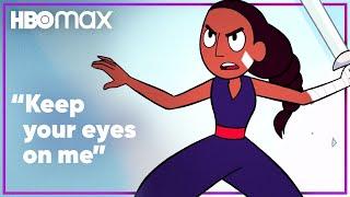 Pearl Teaches Connie Sword Fighting  Steven Universe  HBO Max Family