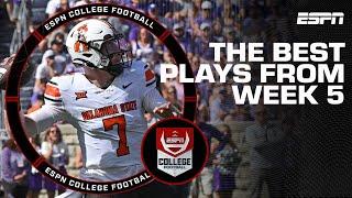 Showcasing some of the best plays from Week 5  The College Football Show