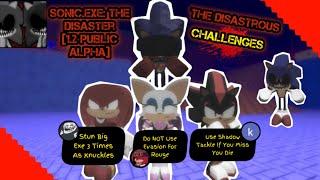 The Disastrous Challenges  Sonic.EXE The Disaster 1.2 PUBLIC ALPHA  Mobile  Part 3 #roblox