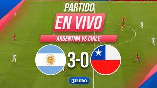  ARGENTINA 3-0 CHILE Resumen goles y reacciones - ELIMINATORIAS 2026 FECHA 7  Líbero