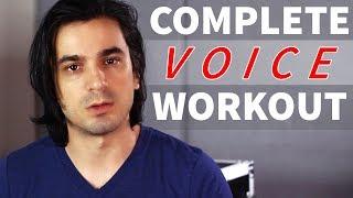 A COMPLETE Vocal Workout  Power Range Runs & Singing in Tune