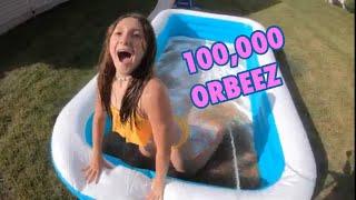 100000 ORBEEZ IN THE POOL